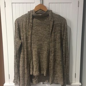 2 piece matching top and hooded sweater